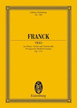 Franck, César: Piano Trio F# minor op. 1/1