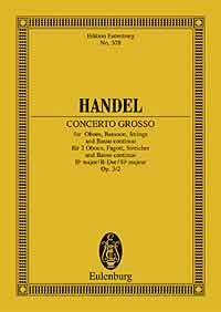 Handel, George Frideric: Concerto grosso Bb major op. 3/2 HWV 313