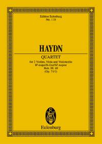Haydn, Joseph: String Quartet Bb major op. 71/1 Hob. III: 69