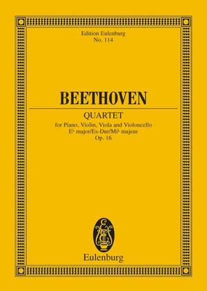 Beethoven, Ludwig van: Piano Quartet Eb major WoO 36/1