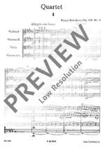 Schubert, Franz: String Quartet E major op. 125/2 D 353 Product Image
