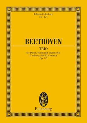 Beethoven, Ludwig van: Piano Trio No. 3 C minor op. 1/3