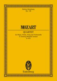 Mozart, Wolfgang Amadeus: Piano Quartet G minor KV 478