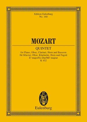 Mozart, Wolfgang Amadeus: Quintet Eb major KV 452