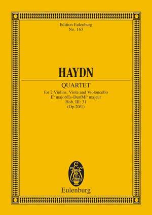 Haydn, Joseph: String Quartet Eb major op. 20/1 Hob. III: 31