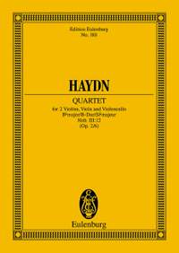 Haydn, Joseph: String Quartet Bb major op. 2/6 Hob. III: 12