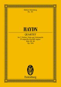 Haydn, Joseph: String Quartet Eb major op. 76/6 Hob. III: 80