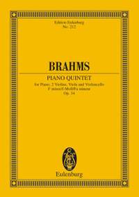 Brahms, Johannes: Piano Quintet F minor op. 34