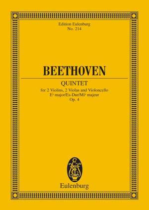 Beethoven, Ludwig van: Quintet Eb major op. 4