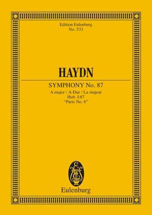 Haydn, Joseph: Symphony No. 87 A major Hob. I: 87