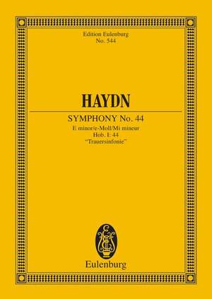 Haydn, Joseph: Symphony No. 44 E minor Hob. I: 44