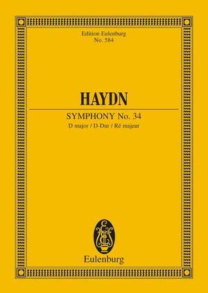 Haydn, Joseph: Symphony No. 34 D major Hob. I: 34