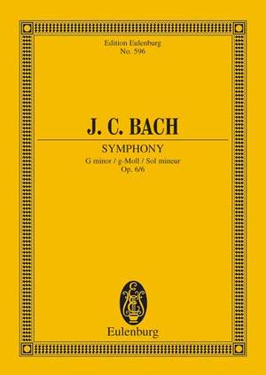 Bach, Johann Christian: Symphony G minor op. 6/6