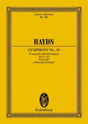 Haydn, Joseph: Symphony No. 45 F# minor Hob. I: 45