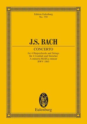 Bach, Johann Sebastian: Concerto A minor BWV 1065