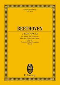 Beethoven, Ludwig van: 2 Romances G major and F major op. 40 / op. 50
