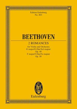 Beethoven, Ludwig van: 2 Romances G major and F major op. 40 / op. 50