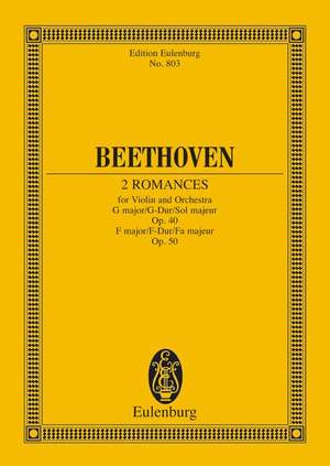 Beethoven, Ludwig van: 2 Romances G major and F major op. 40 / op. 50