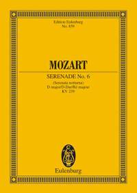 Mozart, Wolfgang Amadeus: Serenade No. 6 D major KV 239
