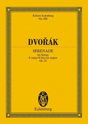 Dvořák, Antonín: Serenade E major op. 22 B 52