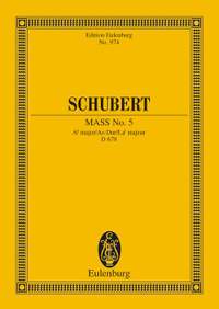Schubert, Franz: Mass No. 5 Ab major D 678
