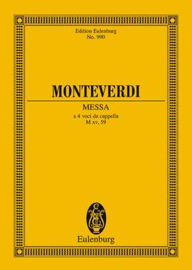 Monteverdi, Claudio: Messa Nr. II in F M xv, 59
