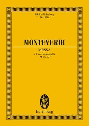 Monteverdi, Claudio: Messa Nr. II in F M xv, 59
