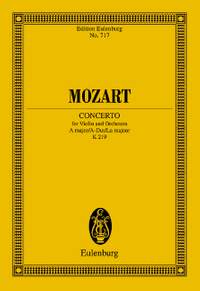 Mozart, Wolfgang Amadeus: Concerto A Major KV 219