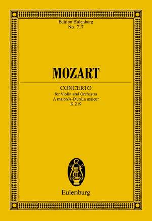 Mozart, Wolfgang Amadeus: Concerto A Major KV 219