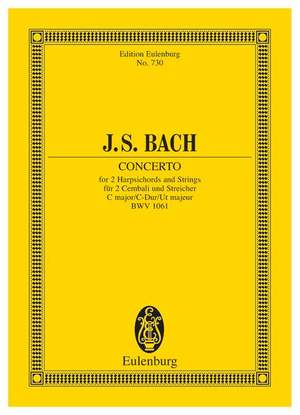 Bach, Johann Sebastian: Concerto C major BWV 1061