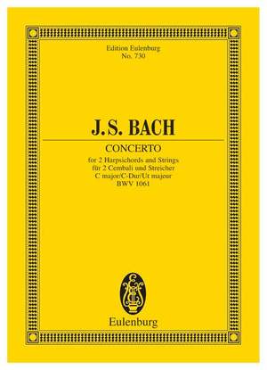 Bach, Johann Sebastian: Concerto C major BWV 1061