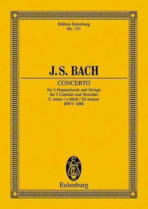 Bach, Johann Sebastian: Concerto C minor BWV 1060