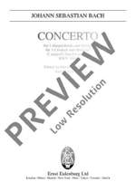 Bach, Johann Sebastian: Concerto C major BWV 1064 Product Image