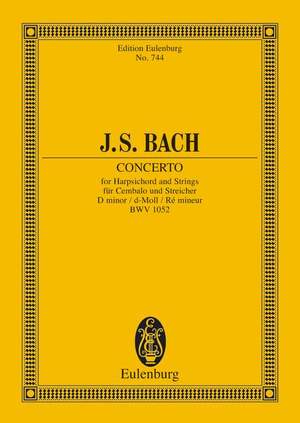 Bach, Johann Sebastian: Concerto D minor BWV 1052