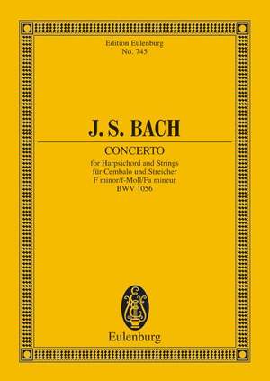 Bach, Johann Sebastian: Concerto F minor BWV 1056