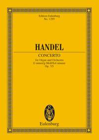 Handel, George Frideric: Organ concerto No. 11 G minor op. 7/5 HWV 310