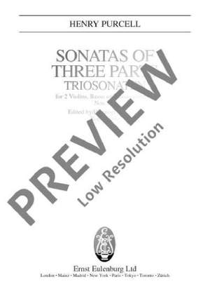 Purcell, Henry: 12 Sonatas of Three Parts