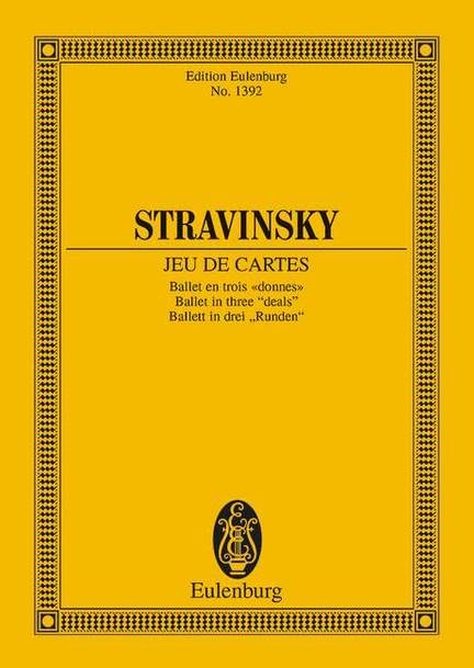 Stravinsky, Igor: Jeu De Cartes