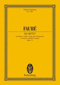 Fauré, Gabriel: Piano Quartet No. 1 C minor op. 15