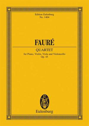 Fauré, Gabriel: Piano Quartet No. 2 op. 45