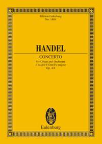 Handel, George Frideric: Organ concerto No. 4 F major op. 4/4 HWV 292