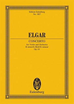 Elgar, Edward: Concerto B minor op. 61
