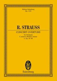 Strauss, Richard: Concert Overture C minor o. Op. AV. 80
