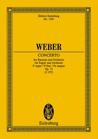Weber, Carl Maria von: Concerto F major op. 75 JV 127