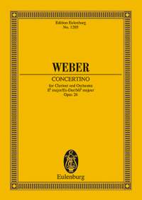 Weber, Carl Maria von: Concertino Eb major op. 26 JV 109