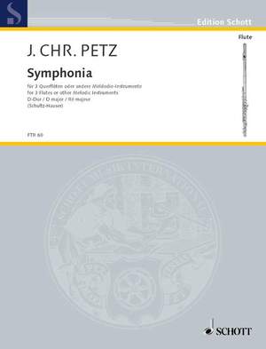 Pez, Johann Christoph: Symphonia à 3 Flutes traversières