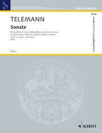 Telemann, Georg Philipp: Sonata G major