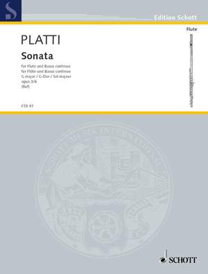 Platti, Giovanni Benedetto: Sonata G major op. 3/6
