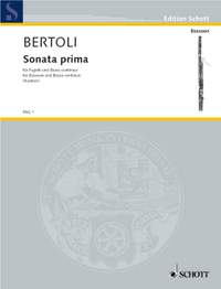 Bertoli, Giovanni Antonio: Sonata prima