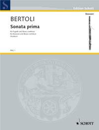 Bertoli, Giovanni Antonio: Sonata prima
